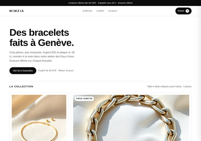 Aperçu du modèle Blanc ultra-minimal